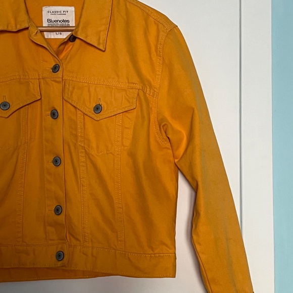 Bluenotes Classic Fit Denim Jacket in Yellow, L - Picture 7 of 12